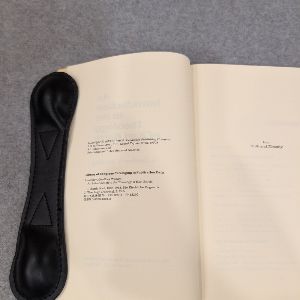 Introduction to the Theology of Karl Barth Geoffrey W Bromiley 1979 Paperback - Picture 3 of 5